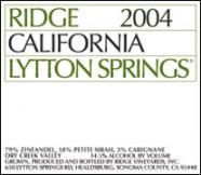 Ridge - Lytton Springs Zinfandel Dry Creek Valley 2022