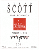 Allan Scott - Pinot Noir Marlborough 2022
