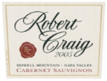 Robert Craig - Cabernet Sauvignon Estate Howell Mountain 2020